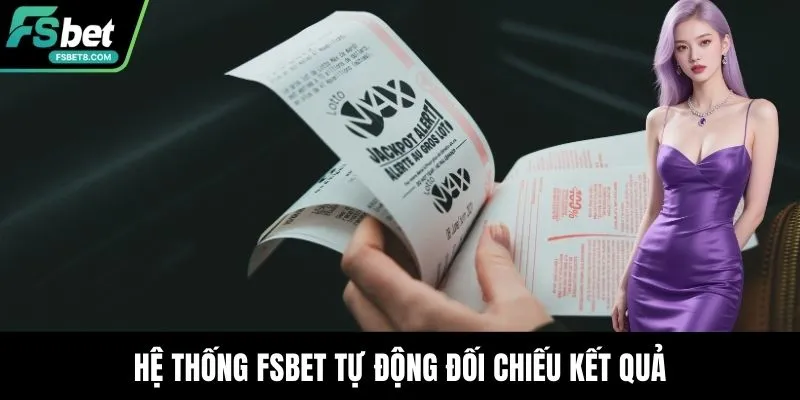 Hệ thống Fsbet tự động đối chiếu kết quả