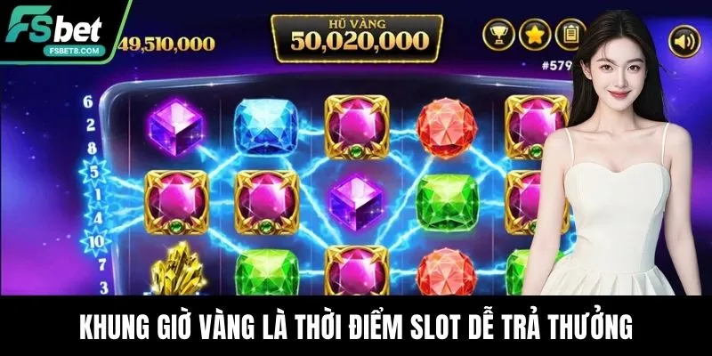 Khung giờ vàng là thời điểm slot dễ trả thưởng